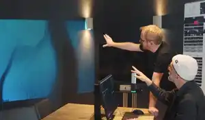 Test mapping pour expérience immersive Sensations Soleil levant - Rouen 2024